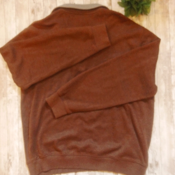 Van Heusen men's XL tan jacket 1/4 zip (J2) - Picture 2 of 4